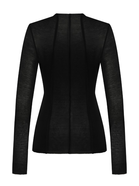 Купить Лонгслив SIGNATURE цвет черный за 15 900 рублей