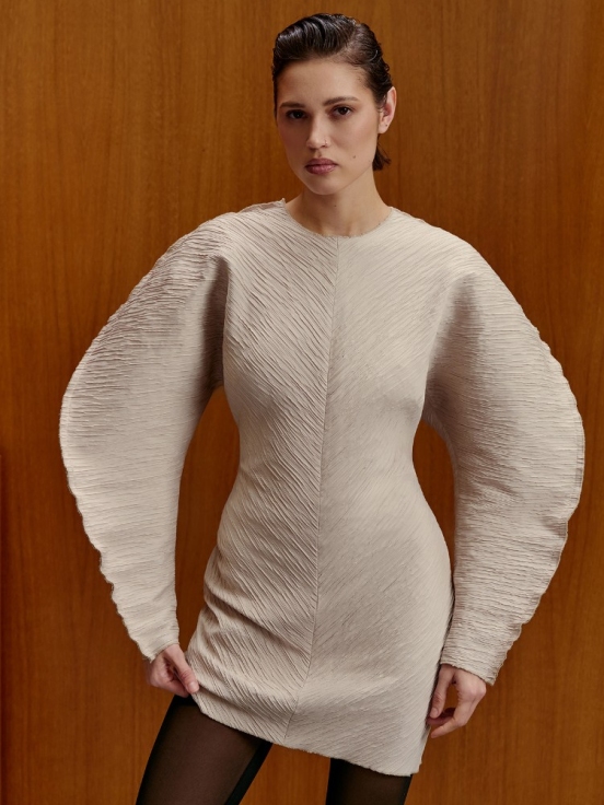 Платье SURREALIST цвет бежевый