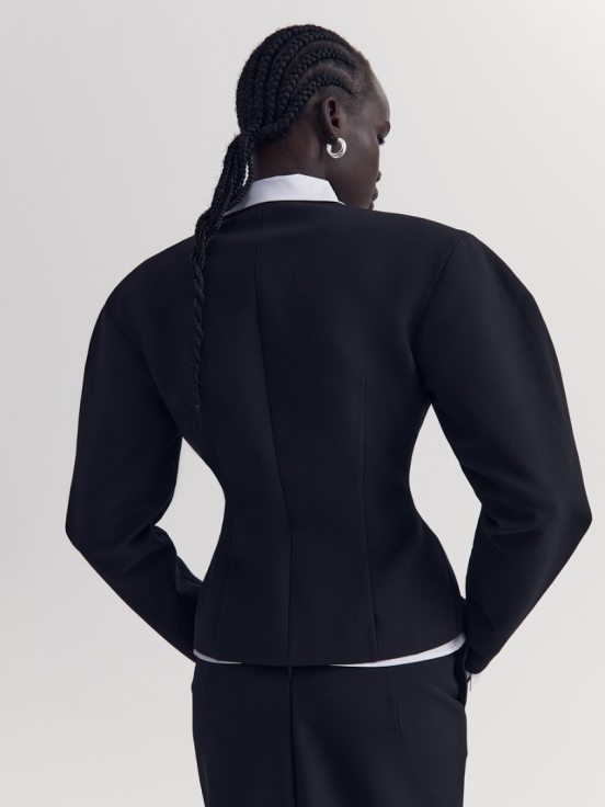 Жакет NEW RECOLETTE цвет черный за 49 000 рублей