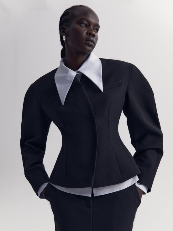 Купить Жакет NEW RECOLETTE цвет черный за 49 000 рублей