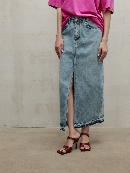 denim MIDI SKIRT 4770 Autentiments